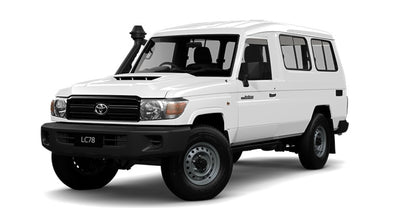 TOYOTA LANDCRUISER 78 Series (2016+) REAR B/DUCK S/COVERS 4 ELEMENTS BLACK