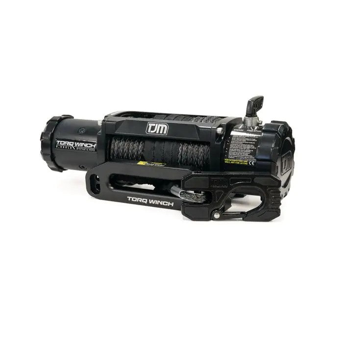 TJM TORQ WINCH 9500LB WITH BLACK SYNTHETIC ROPE