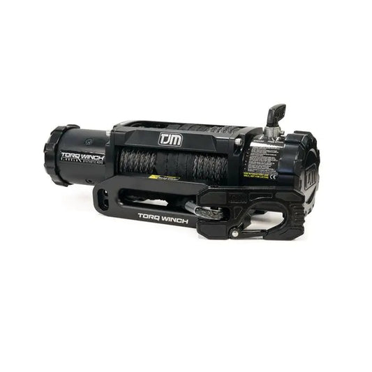 TJM TORQ WINCH 9500LB WITH BLACK SYNTHETIC ROPE