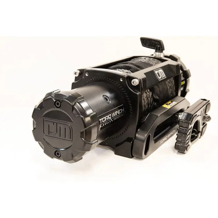 TJM TORQ WINCH 9500LB WITH BLACK SYNTHETIC ROPE