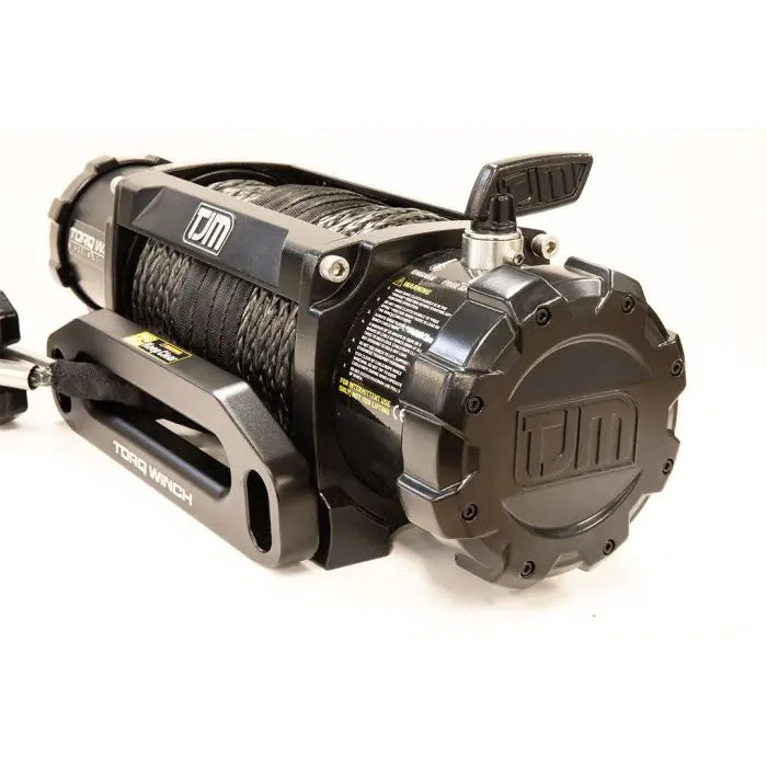 TJM TORQ WINCH 9500LB WITH BLACK SYNTHETIC ROPE