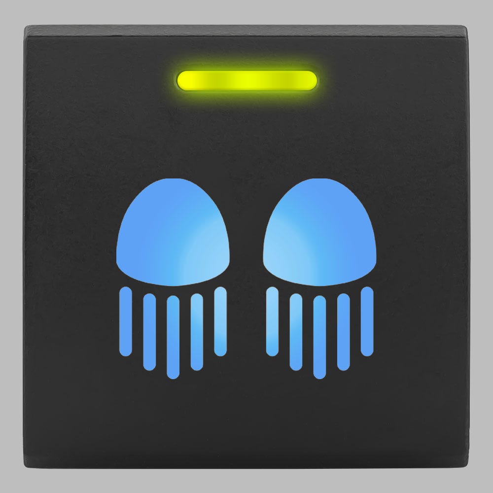 TOYOTA SQUARE TYPE STEDI PUSH SWITCH-REAR LIGHTS