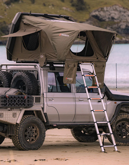 BUSHBUCK ARMOURDILLO ROOFTOP TENT 1.9X2.1m RHS With FREE Annex To Suit