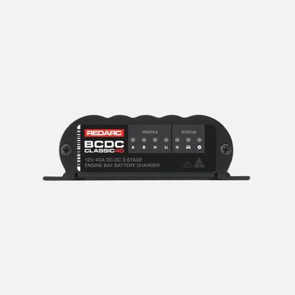 REDARC DC/DC CHARGER 40 AMP W/SOLAR