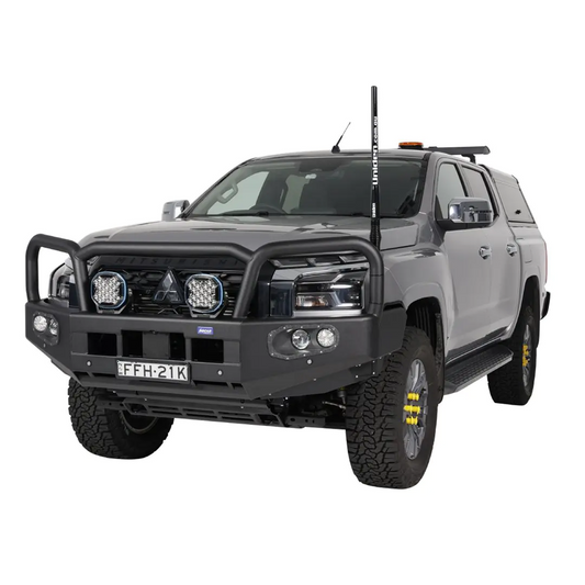 MITSUBISHI MV TRITON (2024+) BOCAR STOCKADE BULL BAR BLACK STEEL