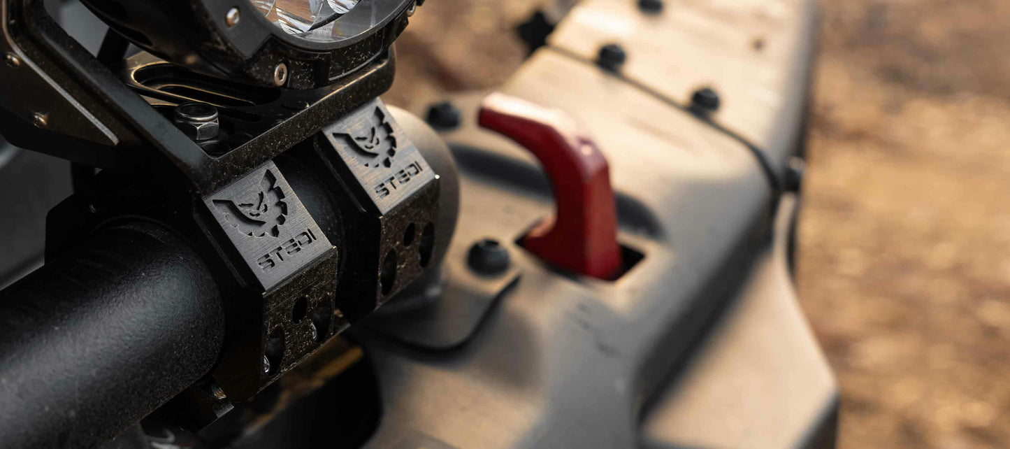 STEDI 60mm TO 66mm HEX BULL BAR TUBE MOUNTING BRACKETS