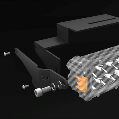 STEDI LED LIGHT BAR BRACKET SUIT RHINO RACK PLATFORM