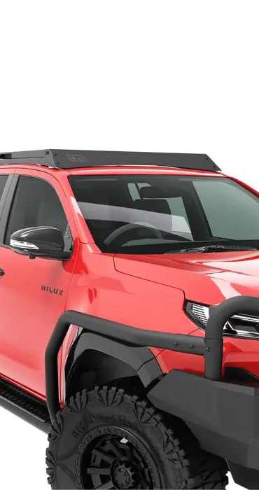 TOYOTA HILUX 9TH GEN (2026+) TJM SIDE BAR MODULAR STEEL BLACK 63MM