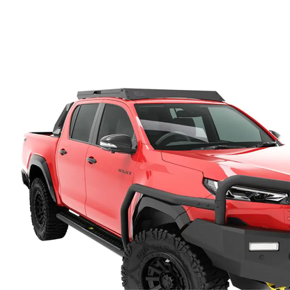 TOYOTA HILUX 9TH GEN (2026+) TJM SIDE STEPS MODULAR STEEL SAT BLACK 63MM