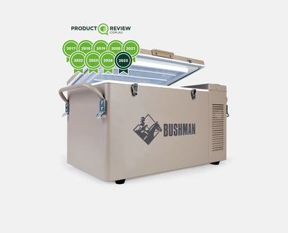 BUSHMAN FRIDGE/FREEZER FROM 35ltr EXTENDS UP TO 52ltr (12-24V)