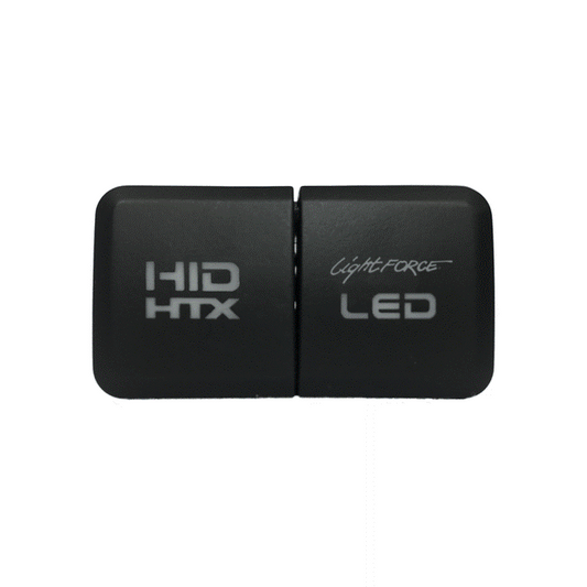 TOYOTA DUAL LED/HID SWITCH HORIZONTAL WITH HTX ICON
