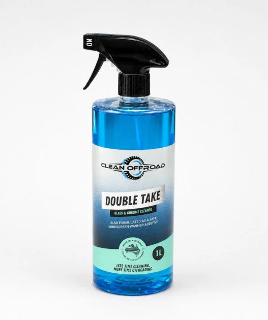 CLEAN OFFROAD DOUBLE TAKE GLASS & CHROME CLEANER 1L