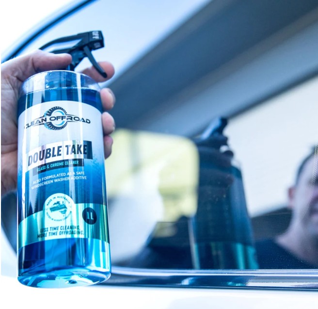 CLEAN OFFROAD DOUBLE TAKE GLASS & CHROME CLEANER 1L