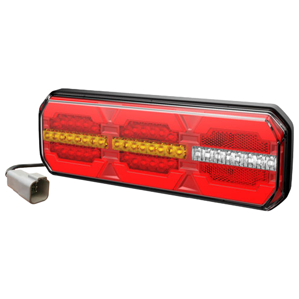 LED TAILLIGHT 285 SERIES COMBO - STOP/TAIL/INDICATOR/REVERSE 9-33V