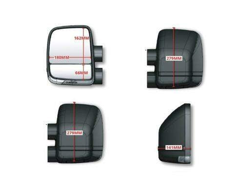 MITSUBISHI TRITON MV (2024+)-CLEARVIEW NEXT GEN TOWING MIRRORS