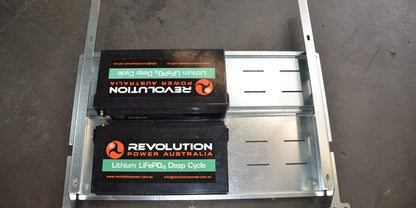 TOYOTA LANDCRUISER 300 Series 7 SEATER (2021+)-RVSS SLIMLINE DUAL BATTERY CRADLE