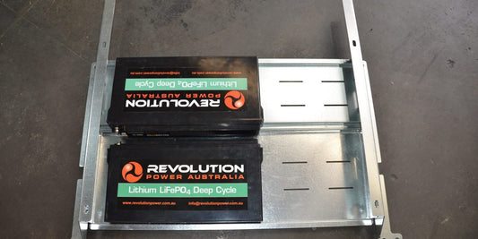 TOYOTA LANDCRUISER 300 Series 7 SEATER (2021+)-RVSS SLIMLINE DUAL BATTERY CRADLE