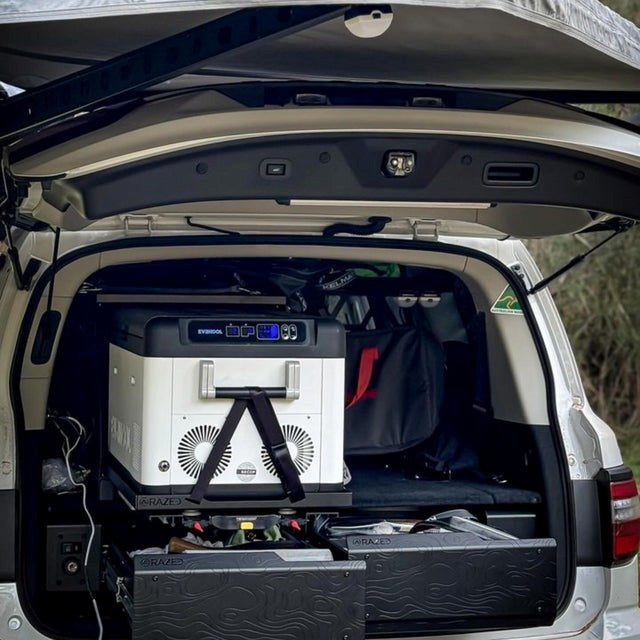 EVAKOOL DOWN UNDER 50L DUAL ZONE FRIDGE FREEZER