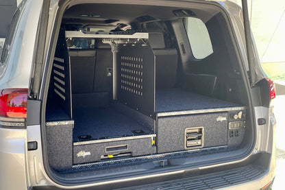 TOYOTA LANDCRUISER 200 Series GXL/VX/SAHARA (2012-2021)-RVSS ALLOY EASY ACCESS COMBO 1 DRAWER SYSTEM & WING KIT