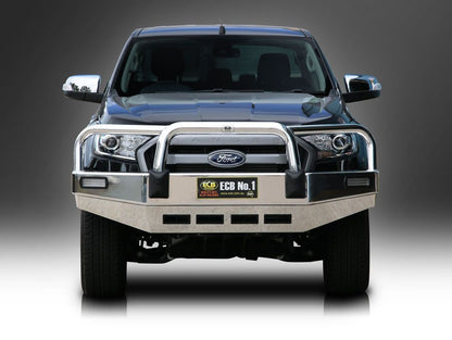 FORD RANGER PXII (2015-2018)-ECB POLISHED ALLOY BULLBAR