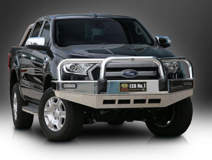 FORD RANGER PXII (2015-2018)-ECB POLISHED ALLOY BULLBAR