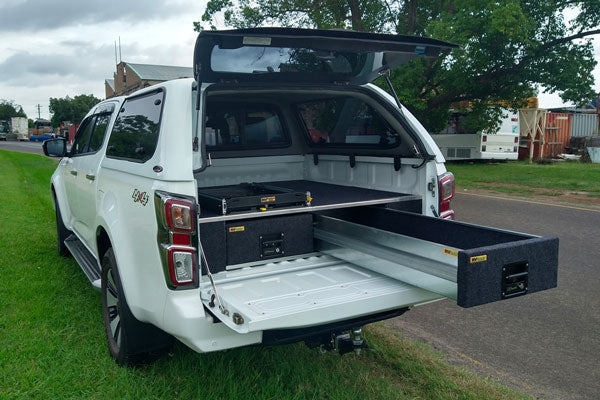 LDV T60 MAX (2021-2024) NO TUB LINER-RVSS ECOLITE TWIN DRAWER SYSTEM & WING KIT