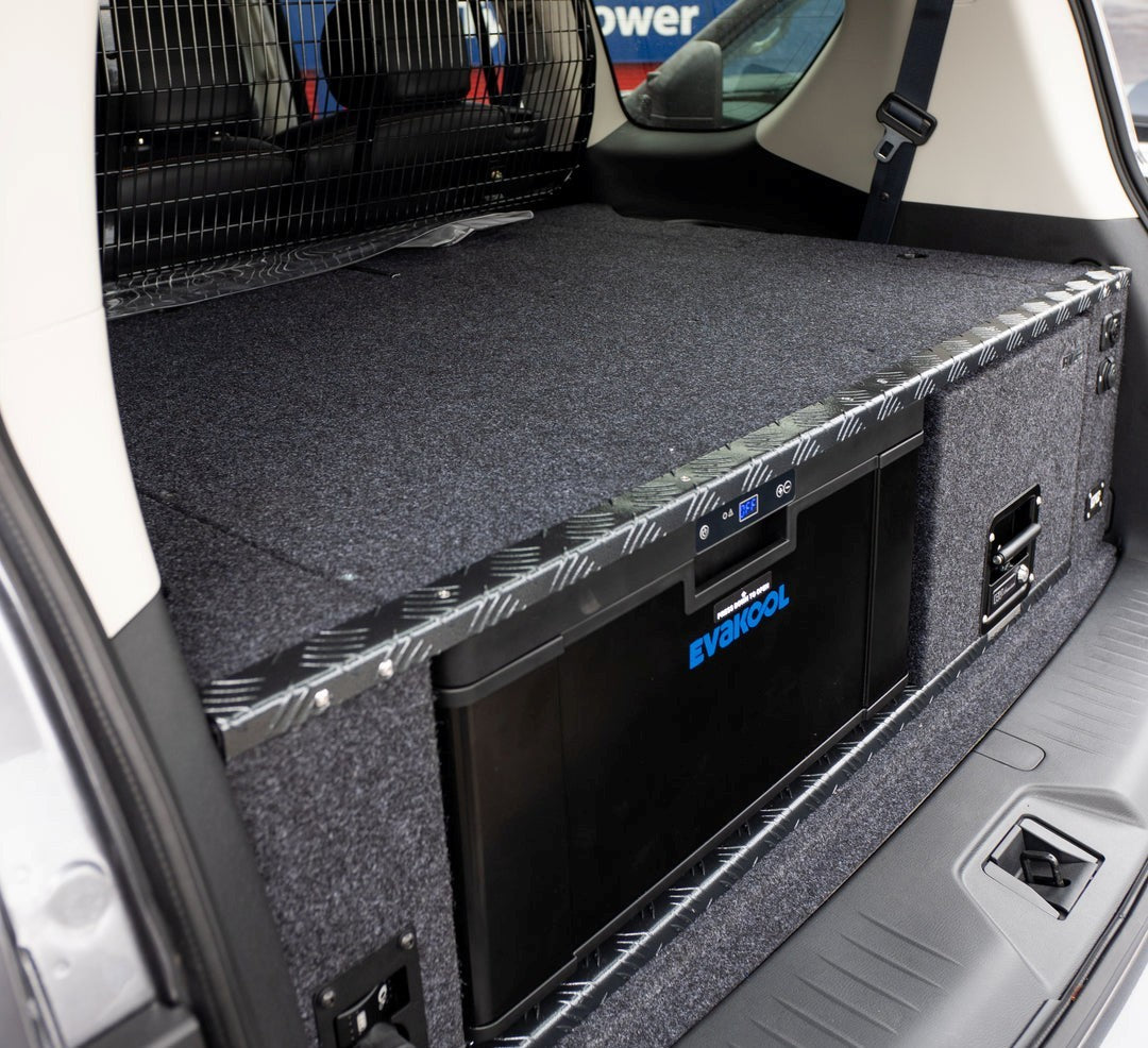 TOYOTA LANDCRUISER 300 Series 7 SEATER (2021+)-RVSS ALLOY FRIDGE DRAWER COMBO WITH 40L EVAKOOL FIT KIT