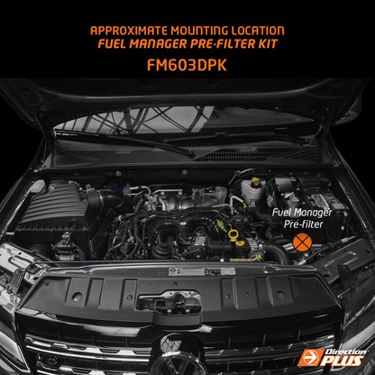 VOLKSWAGEN AMAROK (2.0ltr 2012-2019)-DIRECTION PLUS FUEL MANAGER PRE FILTER KIT