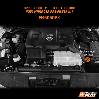 NISSAN NAVARA D40 STX550 DIRECTION PLUS FM PRE FILTER KIT