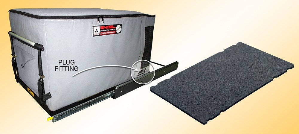 FS2 RV STORAGE SOLUTIONS PREMIUM ALLOY FRIDGE SLIDE (approx. 15kg)