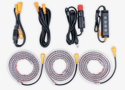 HARDKORR 3 STRIP TRI-COLOUR LED AWNING LIGHT KIT