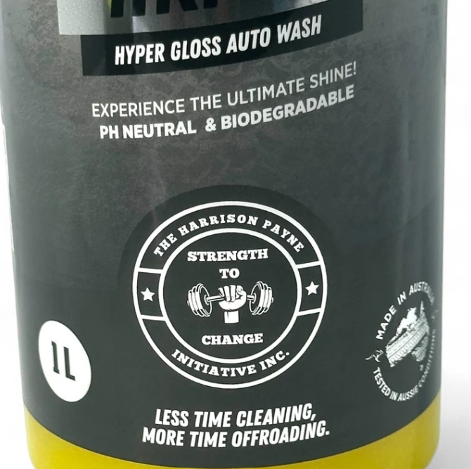 CLEAN OFFROAD - HKP03 - HYPER GLOSS AUTO WASH - Supporting The Harrison Payne Initiative