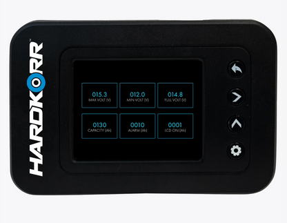 HARDKORR REMOTE BATTERY MONITOR WITH HIGH-PRECISION 100V/500A SHUNT BLUE TOOTH
