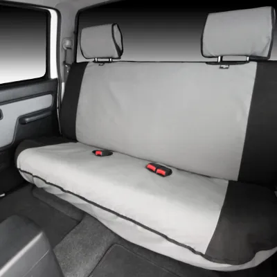 TOYOTA HILUX REAR MSA 4X4 SEAT COVERS GREY CANVAS