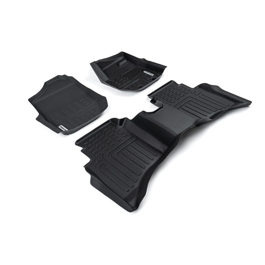 TOYOTA LANDCRUISER 300 Series 5 SEATER (2121+)-FULL SET 3D MOULDED DEEP DISH FLOOR MATS