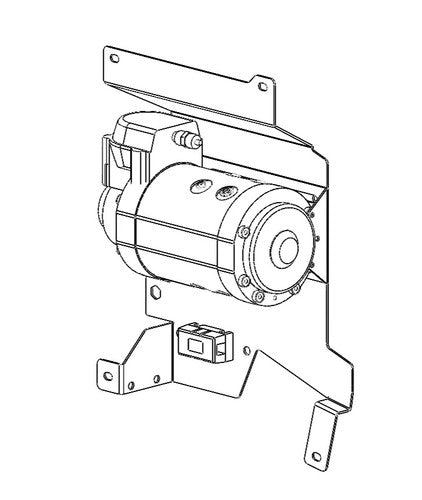 TOYOTA LANDCRUISER 200s KIT1 TJM SINGLE COMPRESSOR BRACKET (NON AIR TANK)