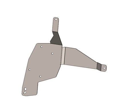 TOYOTA LANDCRUISER 300 Series (2021+)-KIT 2 SINGLE COMPRESSOR BRACKET