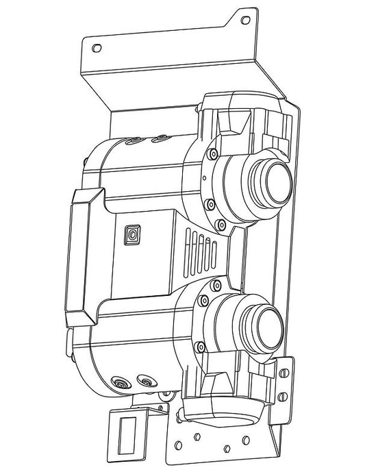TOYOTA LANDCRUISER 200s TWIN COMPRESSOR BRACKET