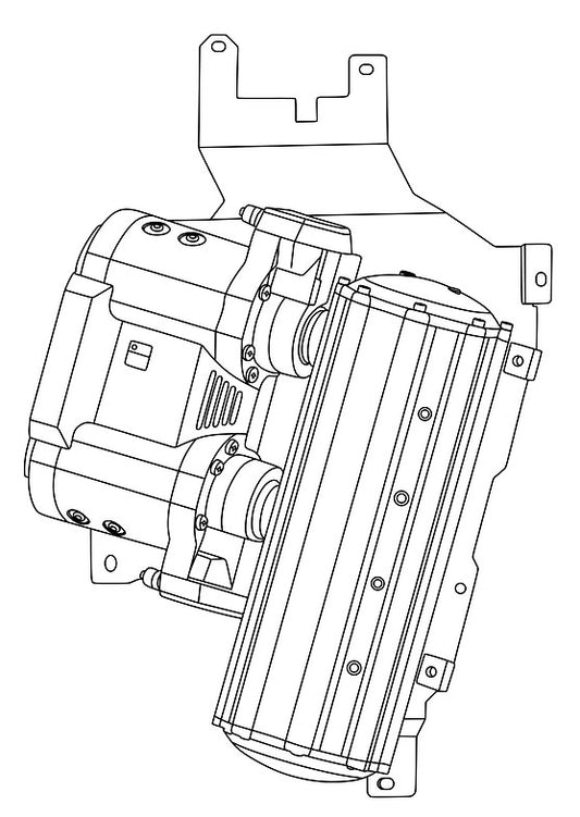 TOYOTA LANDCRUISER 300s SINGLE OR TWIN COMPRESSOR & TANK BRACKET