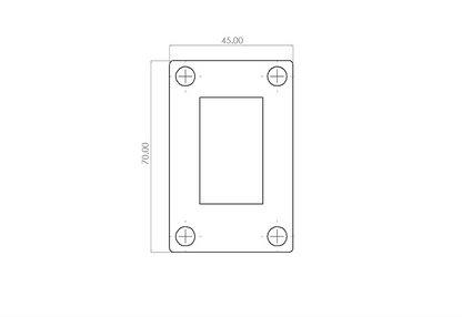 JBA SWITCH MOUNTING PLATE