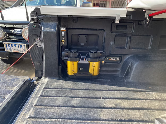 JBA RANGER TWIN COMP IN TUB BRACKET P/S