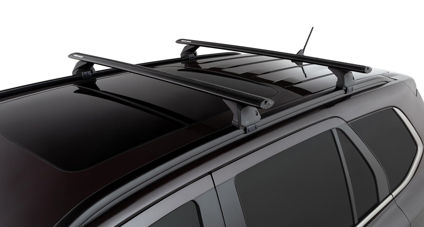 FORD EVEREST ROOF RACKS RHINO VORTEX 2 BAR KIT
