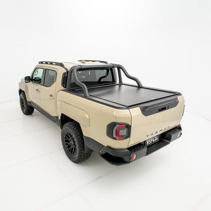 KIA TASMAN (2025+) WITH GENUINE A FRAME SPORTS BARS-HSP ELECTRIC ROLLER COVER