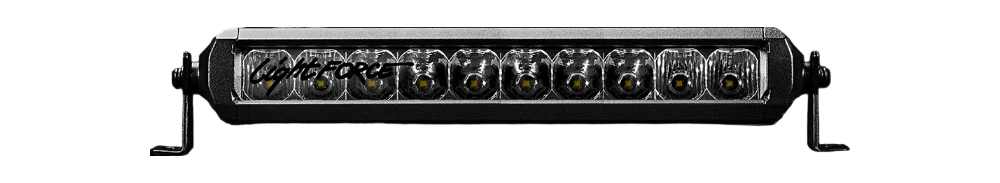 LIGHTFORCE 10" (254MM) SINGLE ROW VIPER LIGHT BAR 10 X 5W