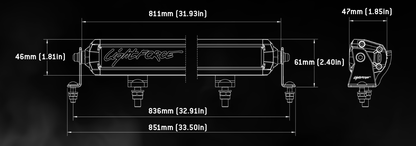 LIGHTFORCE VIPER 30"SINGLE ROW LED LIGHT BAR