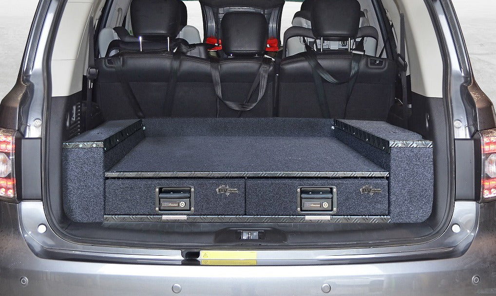 ISUZU DMAX (2020+) WITH GENUINE TUB LINER-RVSS ALLOY LOWRIDER TWIN DRAWER SYSTEM & WING KIT