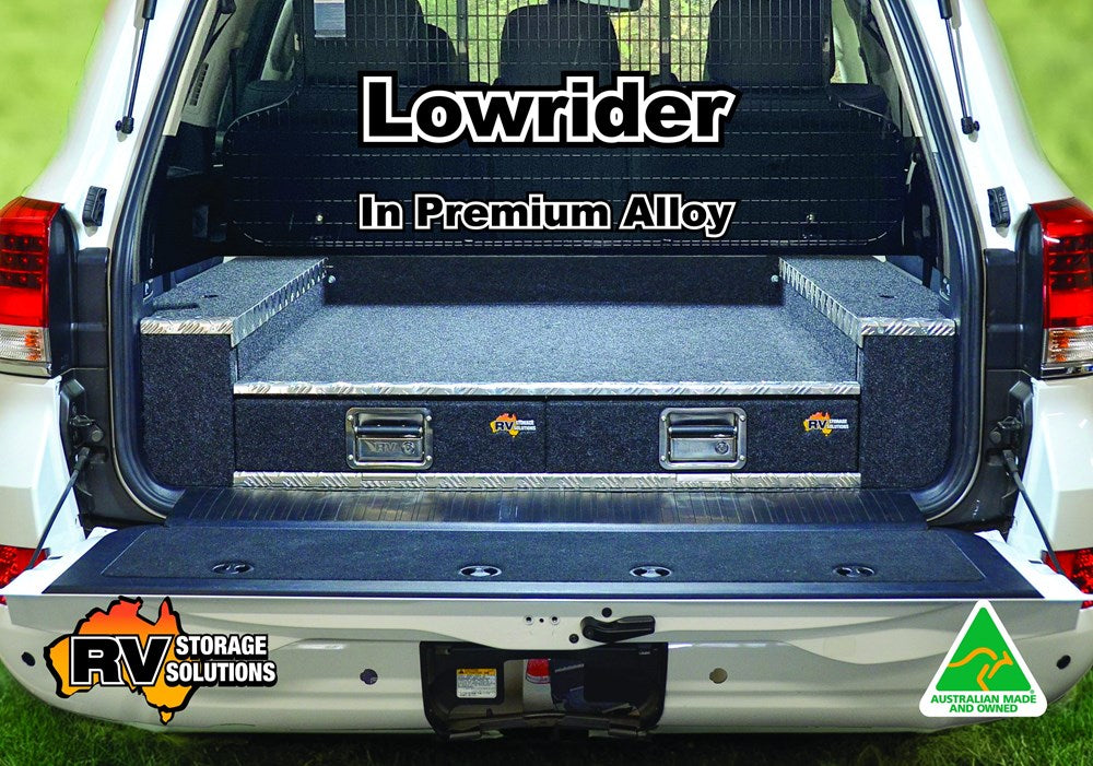 TOYOTA PRADO 150 Series 7 SEATER (2009-2025)-RVSS ALLOY LOWRIDER TWIN DRAWER SYSTEM & WING KIT