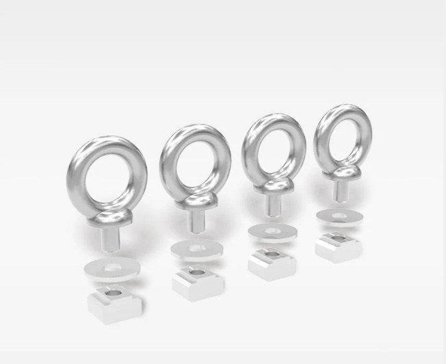 REALTRUCK CARGO SLIDE TIE DOWN KIT/EYELETS 4PCE