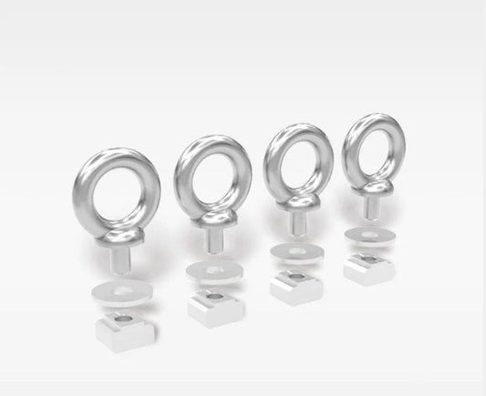 REALTRUCK CARGO SLIDE TIE DOWN KIT/EYELETS 4PCE
