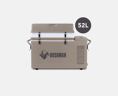 BUSHMAN FRIDGE/FREEZER FROM 35ltr EXTENDS UP TO 52ltr (12-24V)